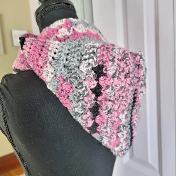 Pretty Petals Hooded Cowl
