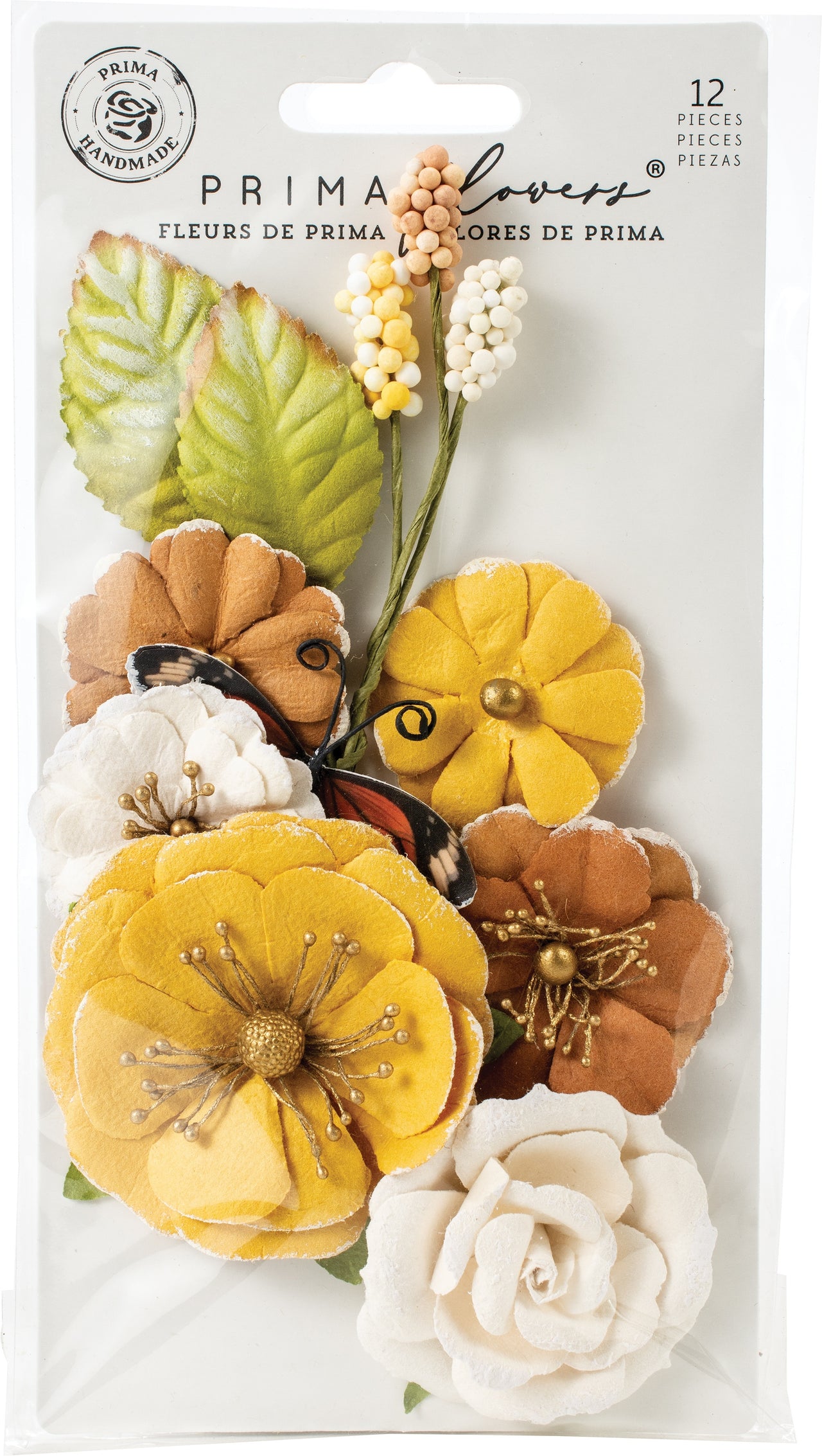 Prima Marketing Mulberry Paper Flowers - Gourds & Pumpkins/Autumn Sunset