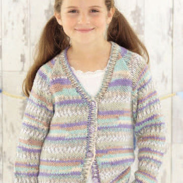 Round and V Neck Cardigans in Sirdar Snuggly Baby Crofter Chunky - 4779 - Downloadable PDF