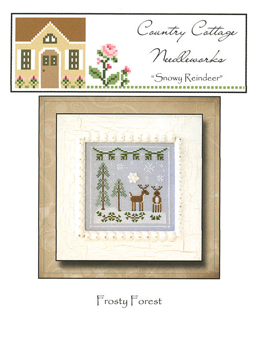 Country Cottage Needleworks Snowy Reindeer Chart - Leaflet