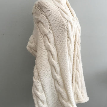 Ariel Cable Wrap Shawl