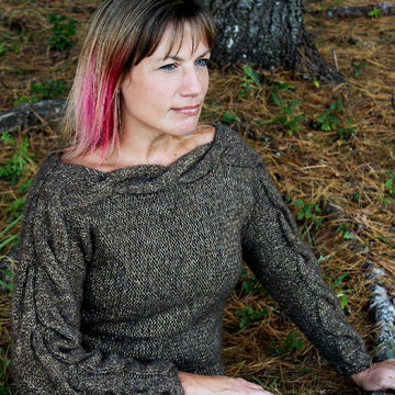 Cuff to cuff cable sweater