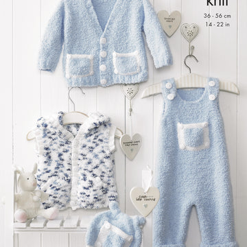 Baby Set in King Cole DK - 4232 - Downloadable PDF