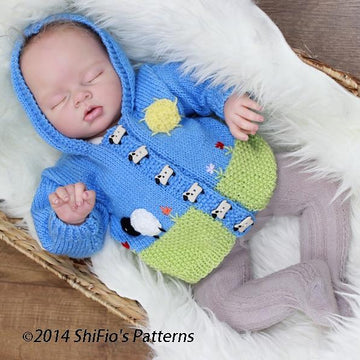 286- Spring Scene Jacket Knitting Pattern #286