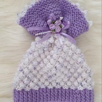 Arya baby knitting pattern cardigan, hats, booties & mitts 16-18" chest