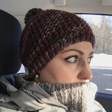 Cozy Pillar Stitch Beanie