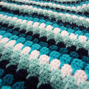 Waves and Pebbles Blanket