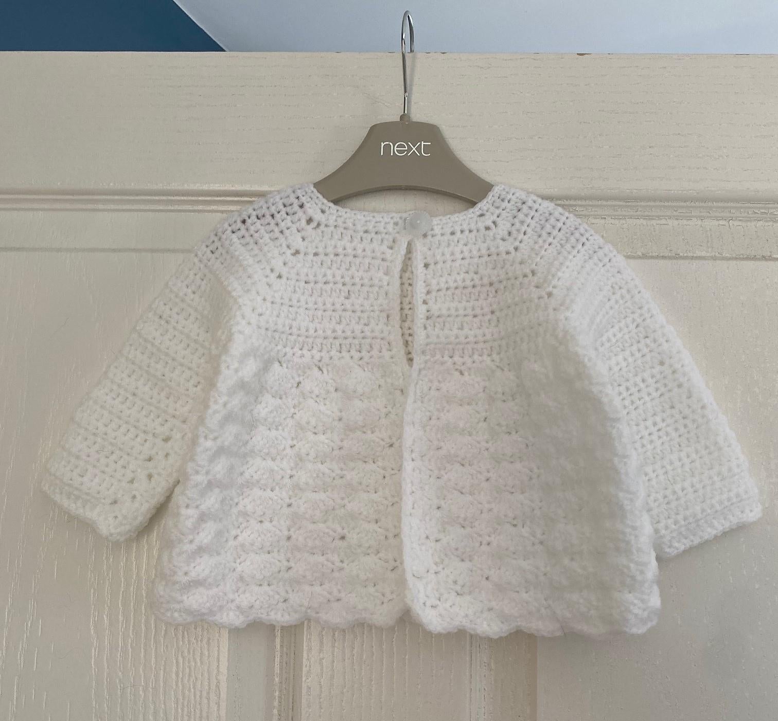 Baby Cardigan and Bonnet Crochet Pattern