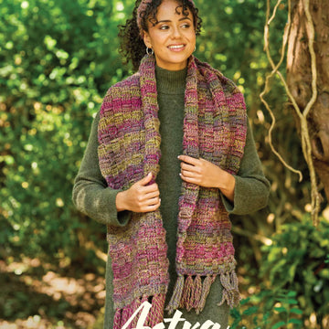 Astra Crochet Scarf & Headband by Cassie Ward in Retreat Twist Chunky - Downloadable PDF