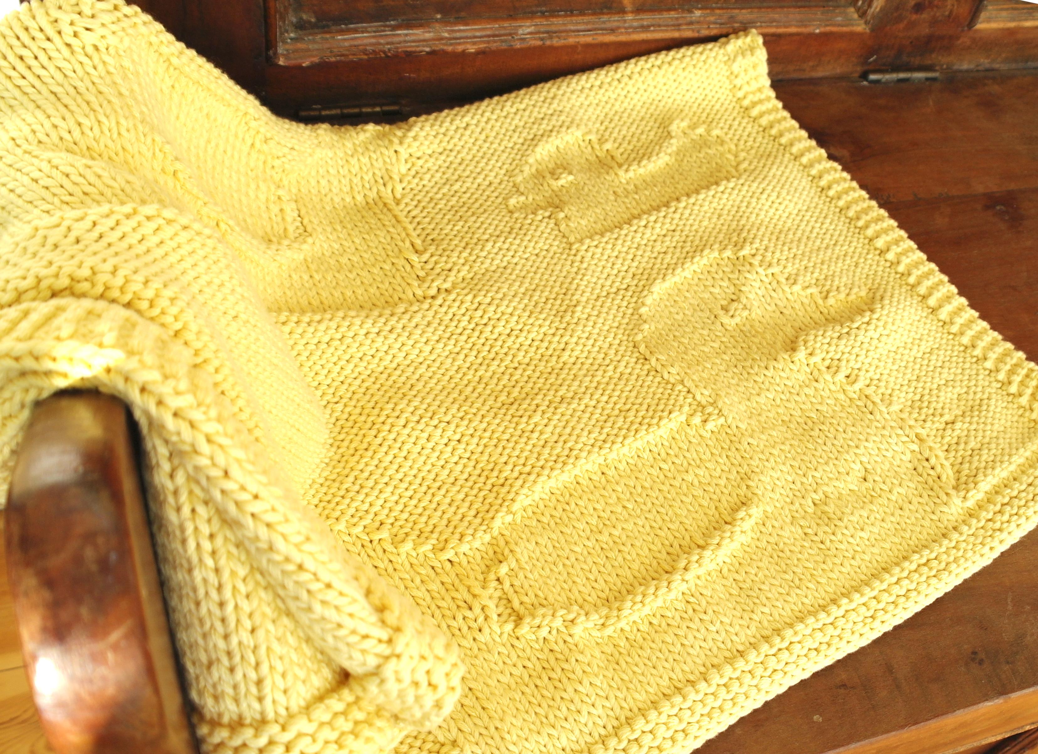Easy Duck & Duckling baby blanket