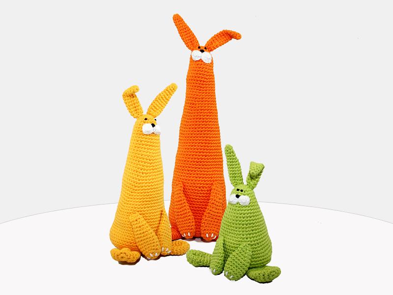 Bunny Trio - Amigurumi