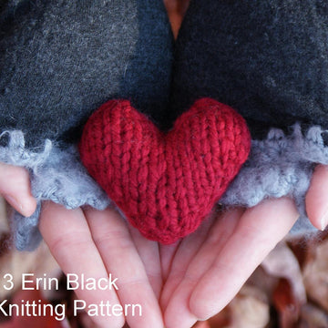 Chunky Knit Woodland Toy Ornaments: Mushroom, Acorn, Heart, Hedgehog (approx. 3")