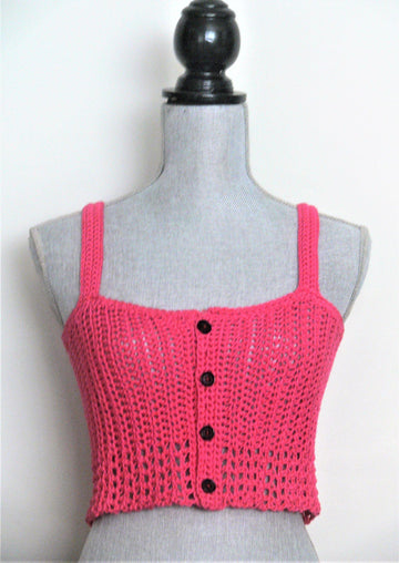 Easy Crochet Summer Crop Top
