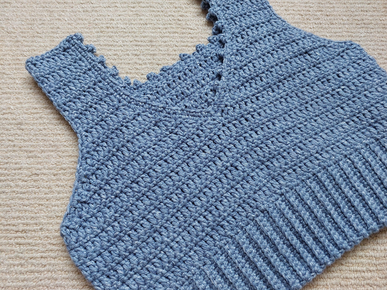 Beginner Crochet Tank Top Pattern Easy Summer Vest Crochet PDF Women's Crop Top Pattern Simple DIY Crochet Shirt Pattern