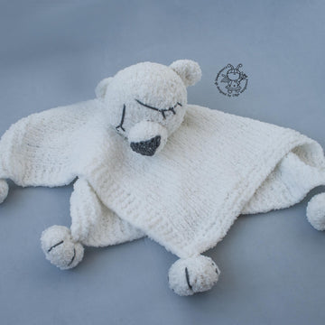 Polar Bear Baby Lace Blanket