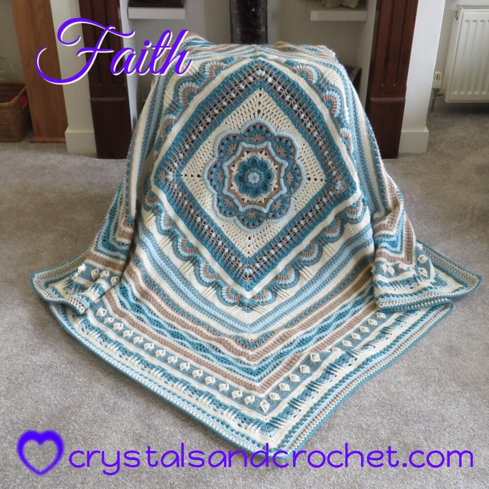 Stylecraft Faith CAL in Bellissima DK by Helen Shrimpton