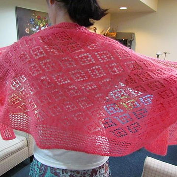 Diamond Mesh Lace Wrap in 3 sizes