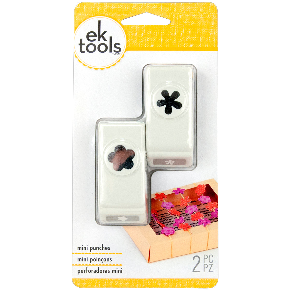 EK Success Large Punch - Flowers & Leaves, .75" To 1"