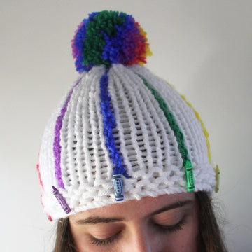 Knitted Crayon Beanie