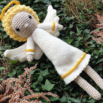 Christmas crochet amigurumi dolls angel elf rudolph santa claus grandma