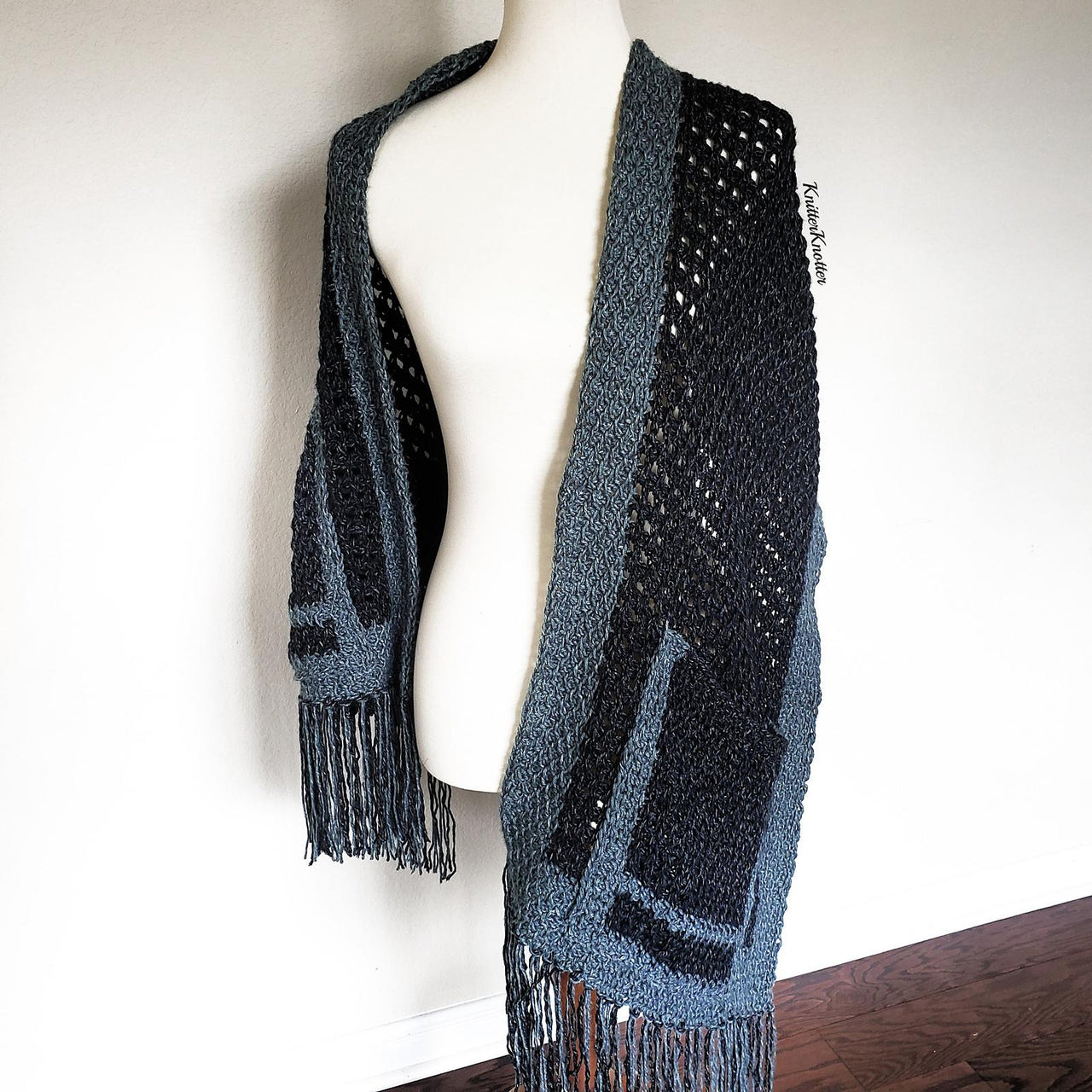 Kosh Tunisian Pocket Shawl