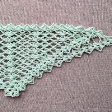 2 in 1: Crochet Bandana/Shawl/Baktus #110