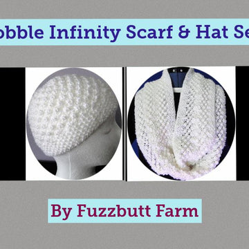 Bobble Infinity scarf and Hat
