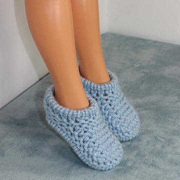 Childrens Simple Super Chunky Slippers Circular