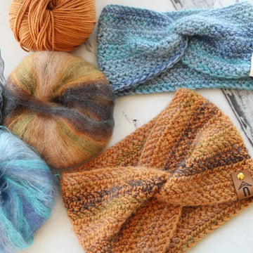Herringbone Twist Ear Warmer