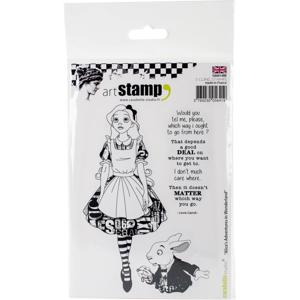 Carabelle Studio Cling Stamp A6 - Alice In Wonderland