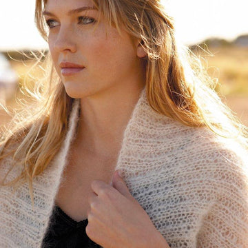 Ribbed Mohair Shrug
