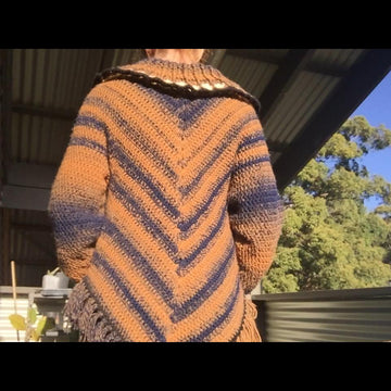Sacagawea Poncho with Sleeves
