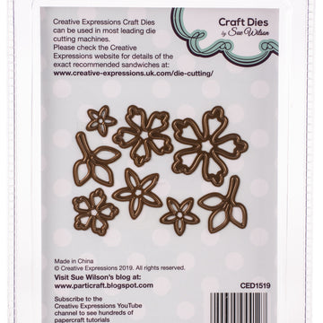 Creative Expressions Craft Dies By Sue Wilson - Finishing Touches-Forget Me Nots