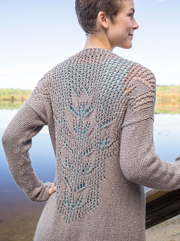 Mallow Cardigan in Berroco Maya Aran