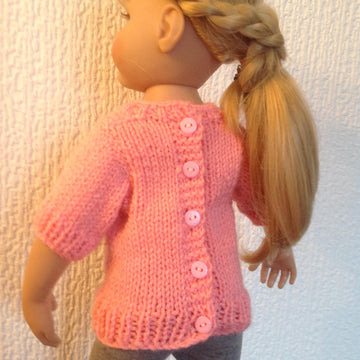 Dungarees and jumper for 18 inch doll