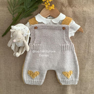 Strawberry Overalls knitting Pattern