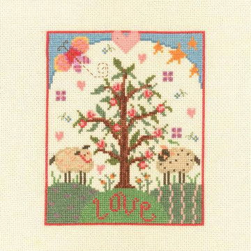 Creative World of Crafts All Ewe Need Is Love Cross Stitch Kit