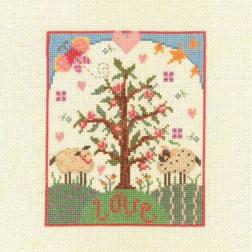 Creative World of Crafts All Ewe Need Is Love Cross Stitch Kit