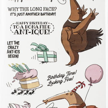Art Impressions Funny Farm Clear Stamps - Crazy Antics