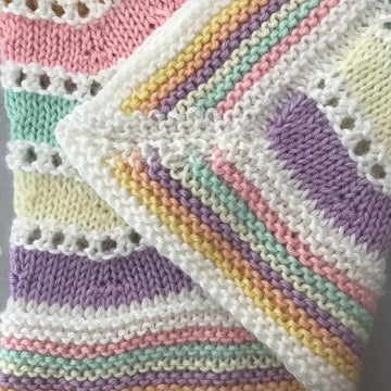 Ice Cream Sundae Ripple Baby Blanket