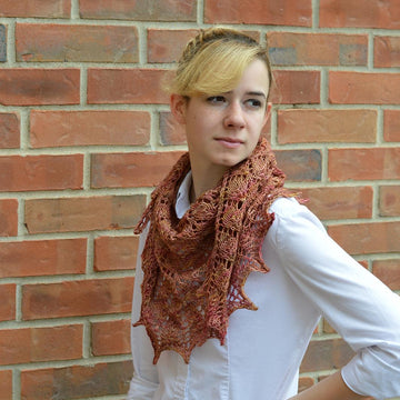Fall Backward/Spring Forward Shawlette