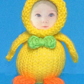Easter Chick Plush Photo Frame Holder