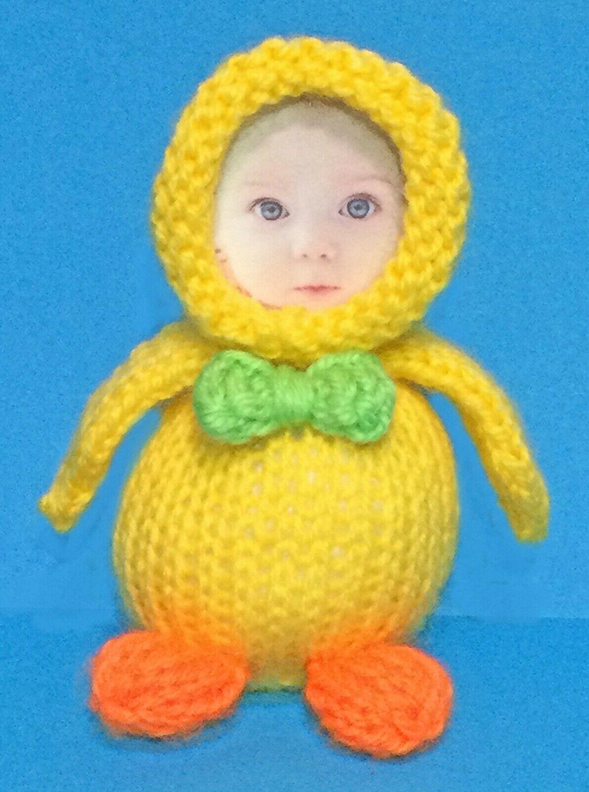 Easter Chick Plush Photo Frame Holder