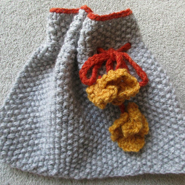 Moss Stitch and Flower Tea Cosy