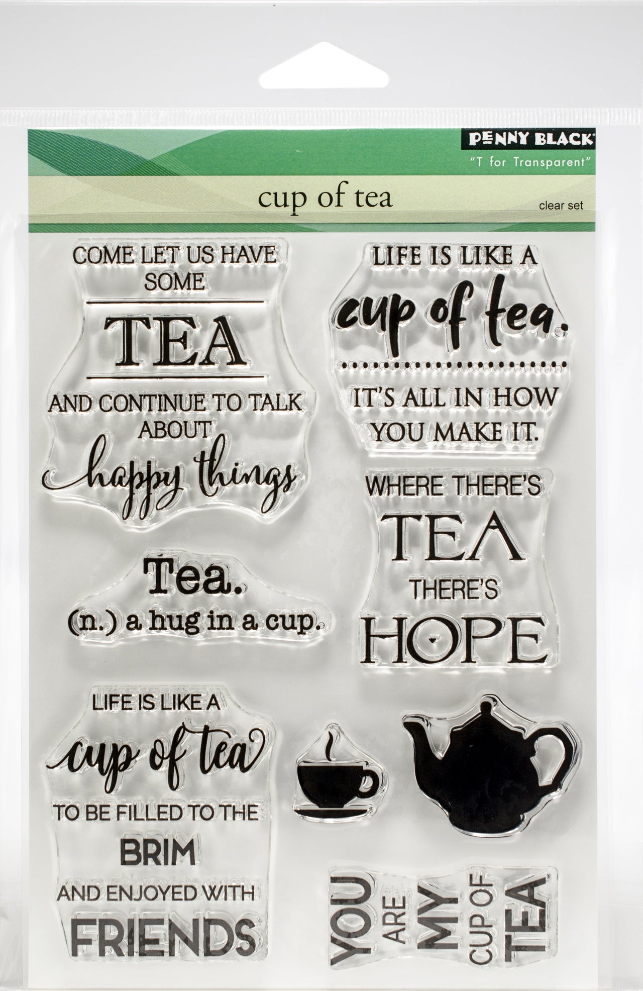 Penny Black Clear Stamps - Cup Of Tea