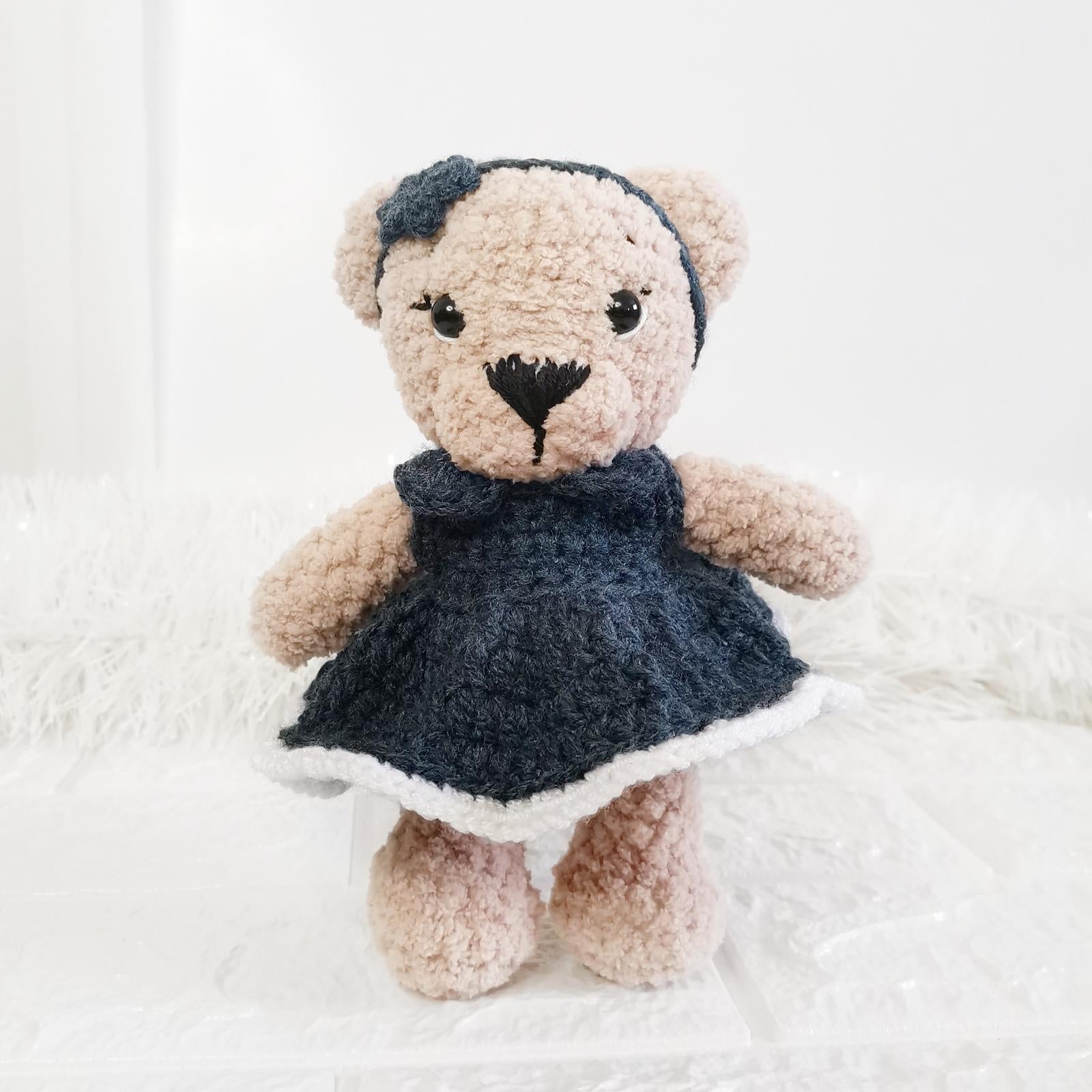 Plush Teddy Bear in Dress