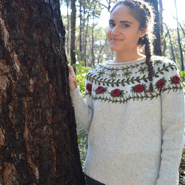 Boho Wreath Sweater