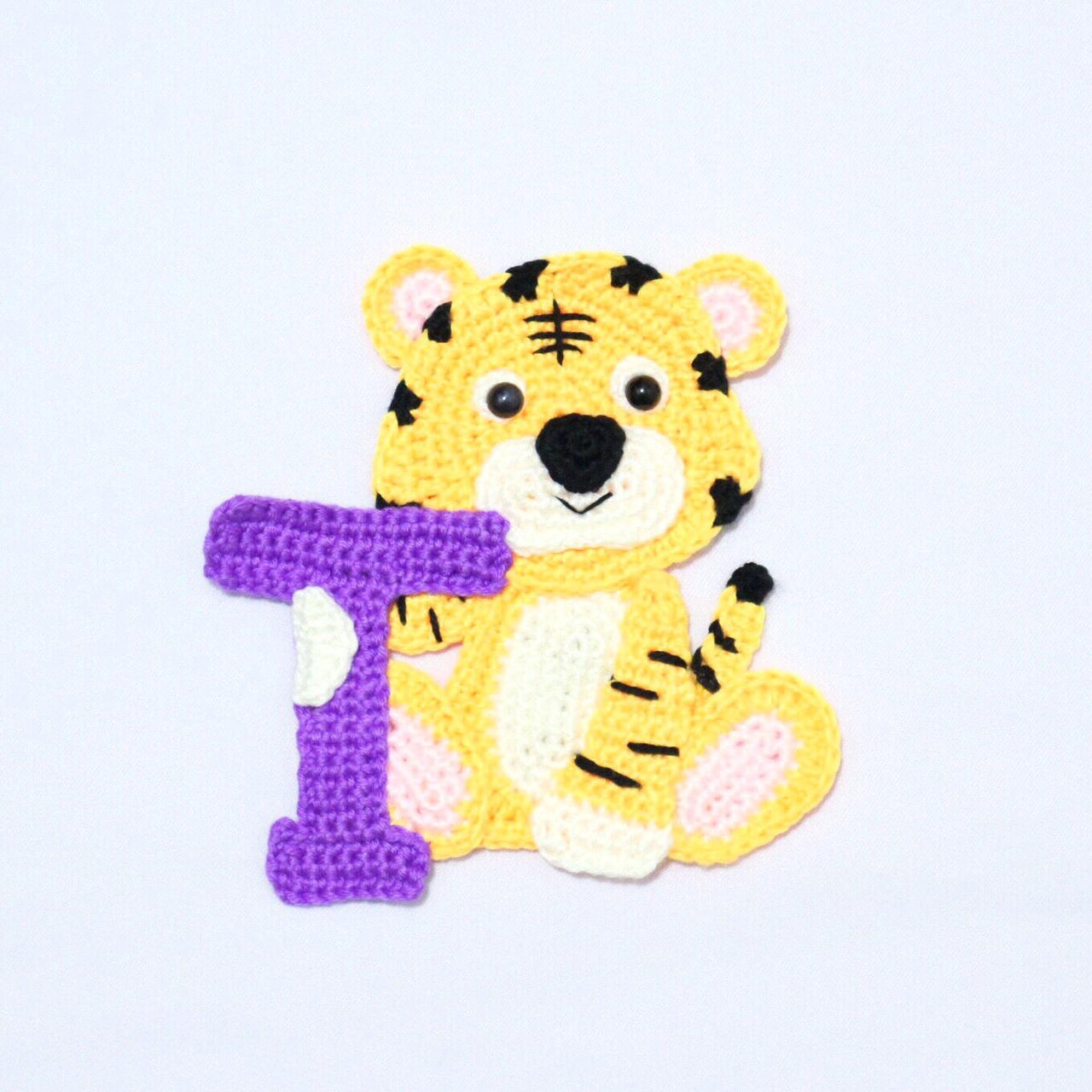 T for Tiger Applique