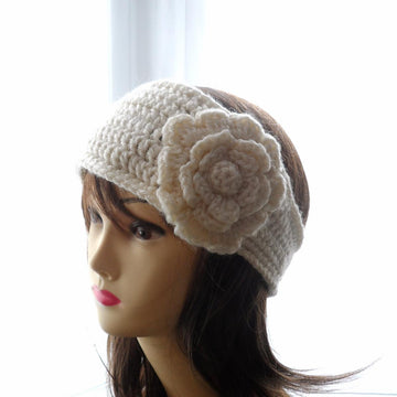Headband with flower
