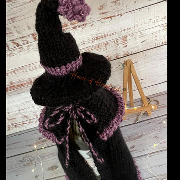 Wicked Witch Bottle Cover Knitting Pattern